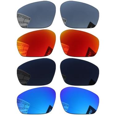 Imagem de Acefrog 4 pares de lentes polarizadas de substituição para óculos de sol Oakley Field Jacket OO9402 64 mm, ajuste perfeito, à prova de estilhaçamento, antiarranhões, pacote econômico