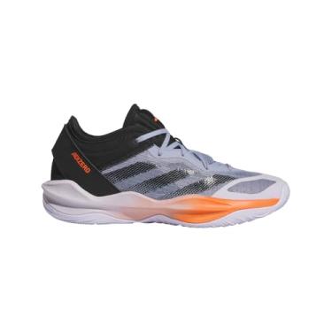 Imagem de adidas Tênis unissex adulto Adizero Select 2.0 Low, Violeta prata/preto/laranja impactante, 7.5 Women/6.5 Men