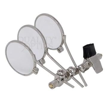 Imagem de Quality Optics Lupa de Bolso Estilo Lupa de Joalheiros Dobráveis Dos Eua (Clip-On, 3 Lentes)