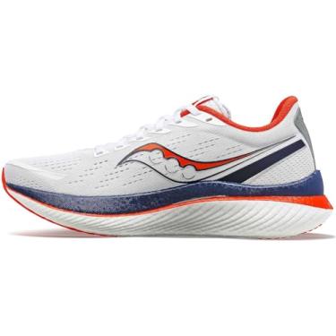Imagem de Saucony Endorphin Speed 3 feminino, Branco/Azul marinho, 40