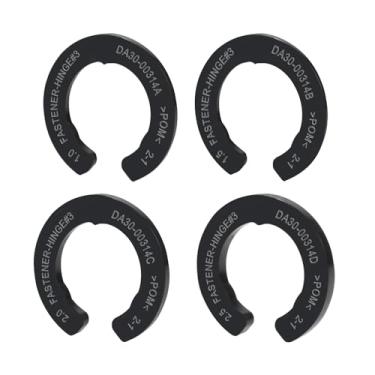 Imagem de Showingo Kit de ajuste de altura da porta do refrigerador do calço da dobradiça – 4 opções de espessura – compatível com Samsung RF22K9588SG/AA, RF22K9581SG/AA e mais – Capacidade de 3 metros cúbicos