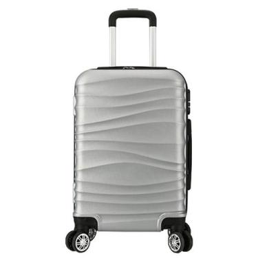 Imagem de Mala de Bordo Viagem Pequena As67 ABS - C/ 4 Rodinhas 360º - (Regulame
