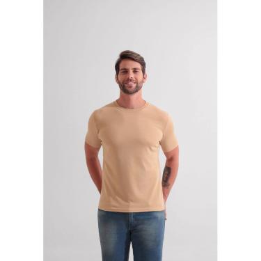 Imagem de Camiseta Masculina Slim Pima Algodão Peruano Básica