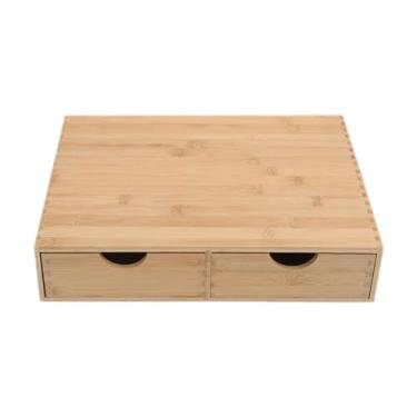 Imagem de Capsule Storage Organizer Cafeteira Máquina de cafeteira Decoração de casa Decoração de bambu Gaveta para produtos de higiene pessoal em casa