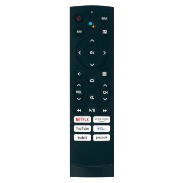 Imagem de Controle remoto de substituição ERF3A90 para Hisense U8G Quantum 4K ULED Android TV, série A76K QLED 4K UHD Smart Google TV 75U9DG 55U8G 65U8G 55A76K 55U7G 65U7G 75U7G 55U78G 65U78G 75U78G 75U78G