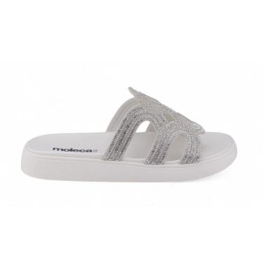 Imagem de Chinelo Slide Casual Feminino Moleca 5469.134 Strass