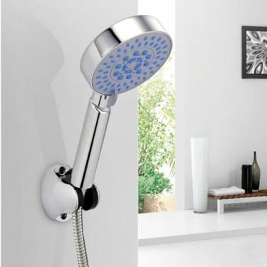 Imagem de Chuveiro de Mão para Lavatório de Salão, 5 Modos de Jato, Mangueira Inox 1,5m ducha de mão com 5 funções
