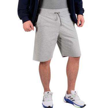 Imagem de Bermuda Masculina Molecotton - Viva Vida Fitness, G, Mescla claro