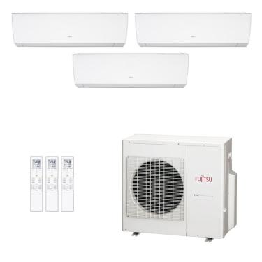 Imagem de Ar-Condicionado Multi Split Inverter Fujitsu 27.000 (3x Evap hw 9.000) Quente/Frio 220V