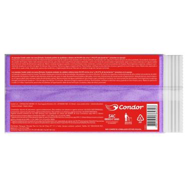 Imagem de Esponja Lilás Limpeza Extrema Condor Antibac 3 Unidades Leve Mais Pague Menos