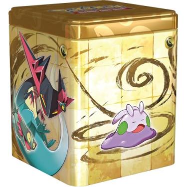 Imagem de Pokémon TCG: Lata empilhável de dragão (3 pacotes de reforço e 2 folhas de adesivos)