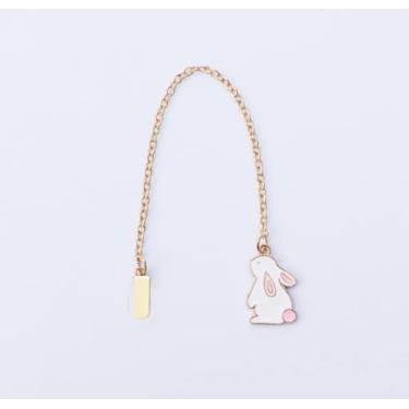 Imagem de Adam Victor Marcador de livro de cenoura de coelho de metal engraçado com cenoura de coelho, presente ideal para amantes de livros, crianças, homens