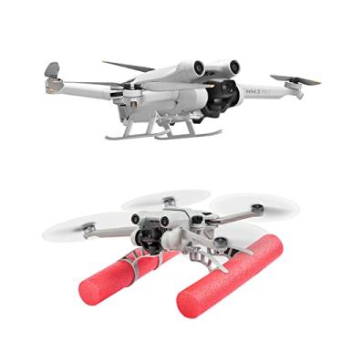 Imagem de (2 em 1) Trem de pouso e trem de pouso para DJI Mini 3 Pro, acessório leve e seguro para drone, montagem e desmontagem rápidas