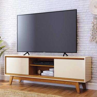 Imagem de Rack Bancada 2 Portas Tvs até 65 polegadas Atlas