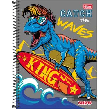 Imagem de Caderno Espiral Universitário 10 Matérias Show Masculino/Feminino 160 