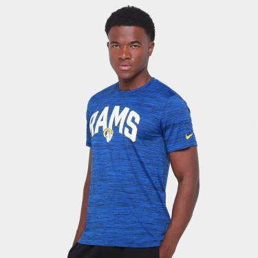 Imagem de Camiseta NFL Los Angeles Rams Nike Drop 2 Dri-Fit Team Velocity Masculina-Masculino