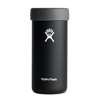 Imagem de Hydro Flask Copo de aço inoxidável fino reutilizável de 350 ml preto - isolado a vácuo, lavável na lava-louças, livre de BPA, não tóxico