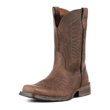 Imagem de Ariat Bota masculina Rambler Phoenix Western, Marrom envelhecido, 40