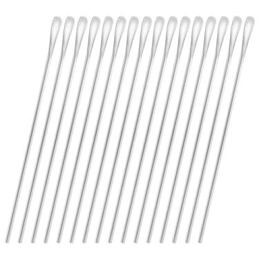 Imagem de luvtree Colher Para Mexer Café Em Aço Inoxidável De 10 Pol./25,8 Cm, Reutilizável E Pequena Coquetel Chá Gelado. Lavável Na Máquina Lavar Louça (16), Prata, Kit 304-Si--10 Cm