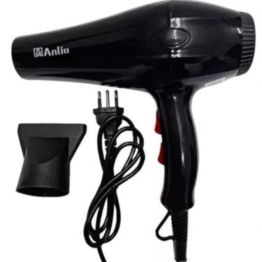 Imagem de Secador De Cabelos Anliu 3200w 2 Velocidades 3 Temperaturas Preto 110V