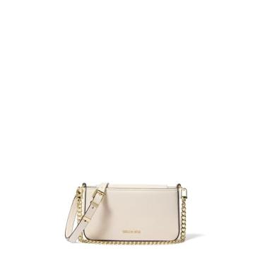 Imagem de Michael Kors Bryant Bolsa transversal conversível pequena, creme claro, Creme claro, One Size