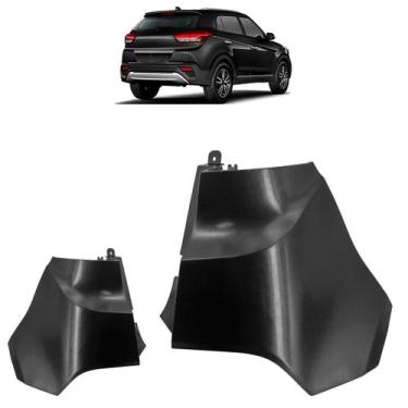 Imagem de Acabamento Parachoque Traseiro Creta 2016 2017 2018 Preto Liso Origina