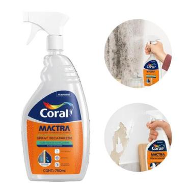 Imagem de Spray Seca Parede Pronto Pra Uso Elimina Umidade 750ml Mactra
