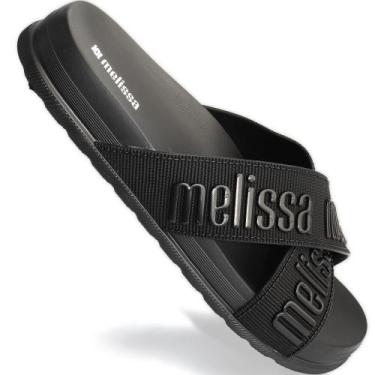 Imagem de Chinelo Melissa Cozy Slide M-lover Feminino Original 36118, Preto, 35