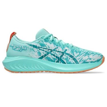 Imagem de ASICS Tênis infantil unissex Gel-noosa Tri 16 Gs (criança pequena), Menta iluminada/azul-petróleo ondulado, 1 Big Kid