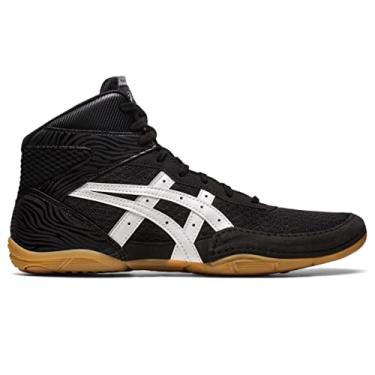 Imagem de ASICS Tênis de luta livre masculino Matflex 7, Preto/branco, 39