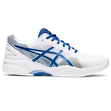 Imagem de ASICS Tênis masculino Gel-Game 8 Novak Tennis, 37, branco/Lake Drive, Branco, 7