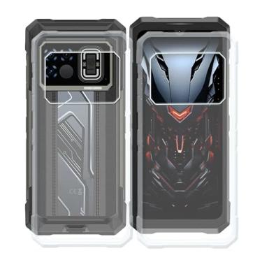 Imagem de KJYFOANI Capa para Doogee Fire 6 Max, capa de proteção TPU de silicone macio transparente, capa antiqueda à prova de choque, capa traseira ultrafina para Doogee Fire 6 Max (6,7 polegadas) - [2 peças]