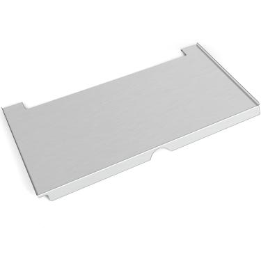 Imagem de Unidanho Bandeja coletora para defletor de calor Traeger Timberline 1300 AC peças de reposição de panela de graxa mais antiga geração 1 KIT0237 BCA964 placa difusora de grânulos de madeira aço