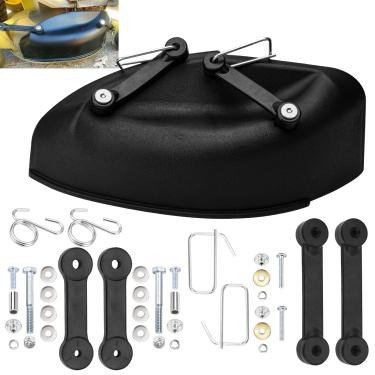 Imagem de DECKMAN GY20417 Kit de cobertura de cobertura de palha 122 cm compatível com Jo-hn Deere Lawn Tractors Deck LA140 155C E170 X140 L130 D150 1948GV Z245 Z355E 100 - com acessórios de montagem