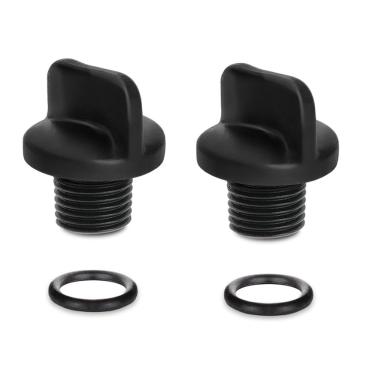 Imagem de VANTOBEST 2 peças de bujões de drenagem de bomba de piscina de plástico com anéis de vedação, plugues de drenagem de substituição de piscina para sistemas de purificação de água de bombas de filtro