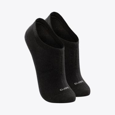 Imagem de Kit 12 Pares de Meias Lupo Sapatilha Masculina 03270-089, Preto, Preto
