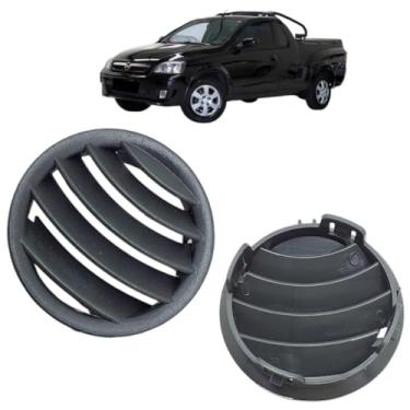 Imagem de Grade Grafite Difusor Ar Condicionado Painel Lateral E Superior Compatível Com Montana Sport 2004 Á 2010