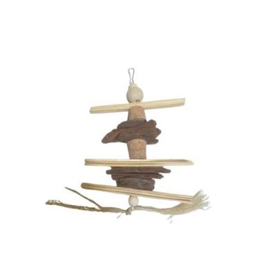 Imagem de Brinquedo Palito e casca de pinus para Calopsita e Roedores - May Bird