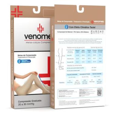 Imagem de Meias Compressão 20 30Mmhg Ab. Meia-Calça Venomed Tromb3100