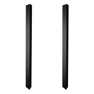 Imagem de Kit 2 Luminária Arandela Led Slim 72Cm Indireta 220V Preto