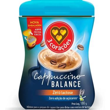 Imagem de Capuccino 3 Corações Balance Pote 180g