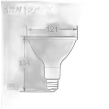 Imagem de Lampada Led Par38 13W 2700K 1400Lm Biv G4 - Osram