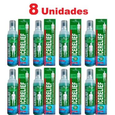 Imagem de Revenda 8 Spray Para Massagem Icerelief 120ml Alta Eficácia - Pierry W