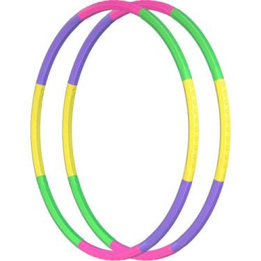 Imagem de Pacote Toy Hoop, 2 cores para crianças, comprimento ajustável - 2Buysh