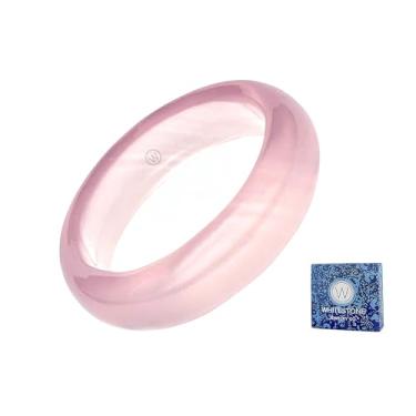 Imagem de WHITESTONE JEWELRY CO. - Coleção de anéis de pedra, anéis empilháveis para mulheres e homens, pulseiras minimalistas de pedra natural, tamanho 4-15, Pedra pedra preciosa, Ágata