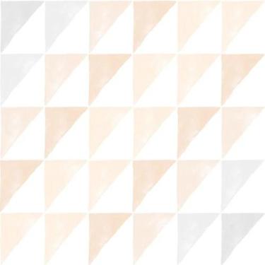 Imagem de Papel de Parede Vinílico Sonhos Ref 4201 Bege-amarelo e cinza 52cm x 1