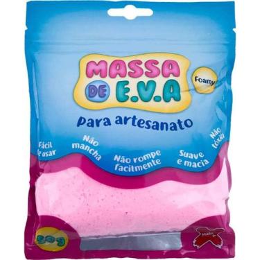 Imagem de Massa de eva Make+ rosa bebê 50g