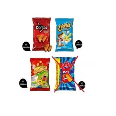 Imagem de Elma Chips Doritos + Cheetos + Fandangos- 120un, elmas chips, Presunto