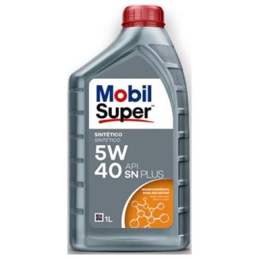 Imagem de Óleo Lubrificante Motor 5W40 SN Plus Sintetico Mobil Super 3000 X3