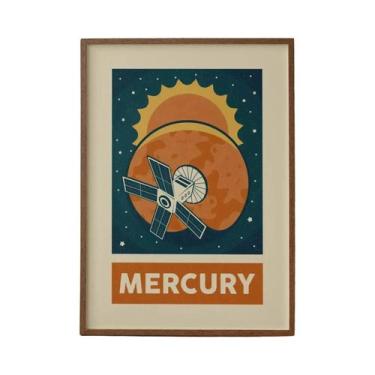 Imagem de Pôster De Arte Impressível De Astronomia Espacial Com Impressão Em Tel